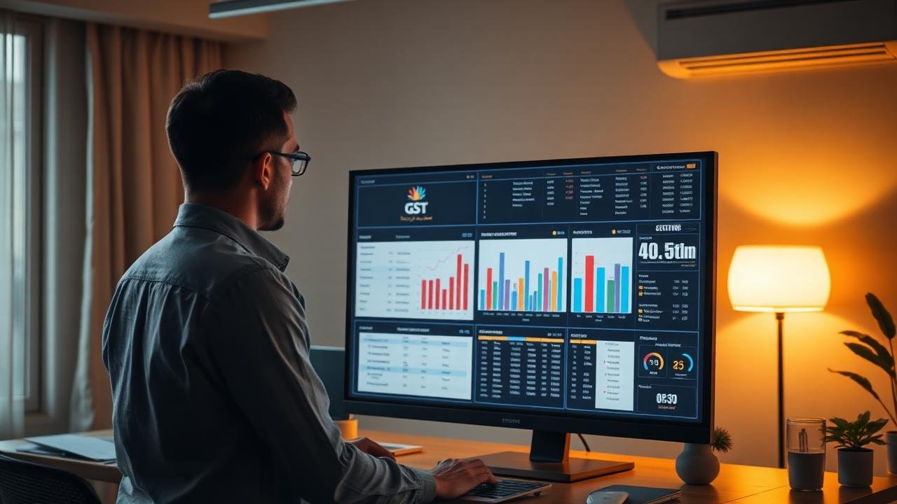 Business owner evaluating Tally alternatives on screen